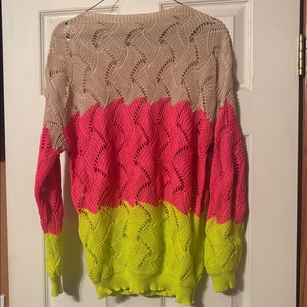 Colorful Knit Sweater - Picture 2 of 7